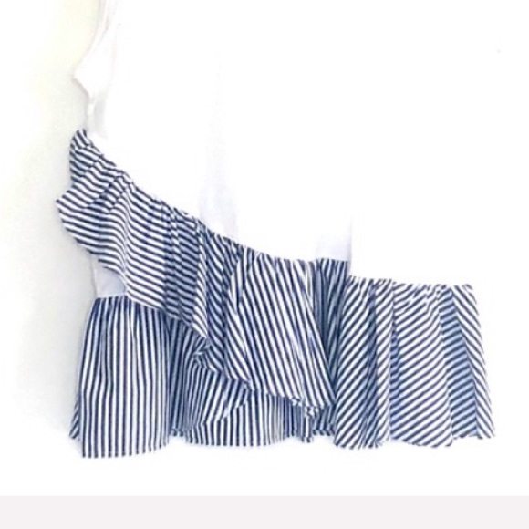 BANANA REPUBLIC White Ruffle Sleeveless Top - Picture 7 of 9